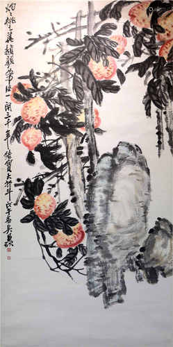 中国字画 纸本花卉