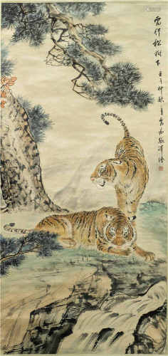 中国书画 老虎