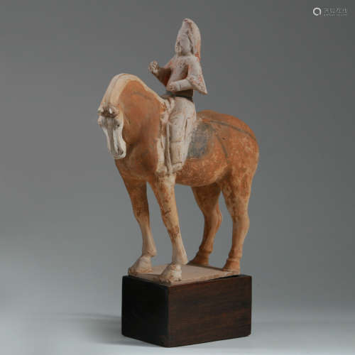 Tang Dynasty Horse With Lively Figure (Of The Period)