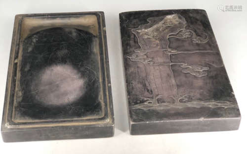 INK SLAB CARVED WITH POETRY