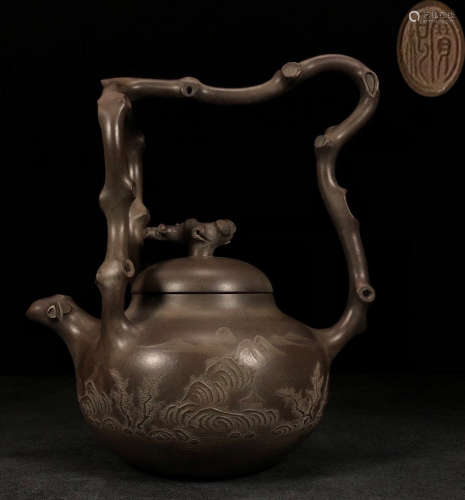 WANGBAOGENG MARK ZISHA TEA POT