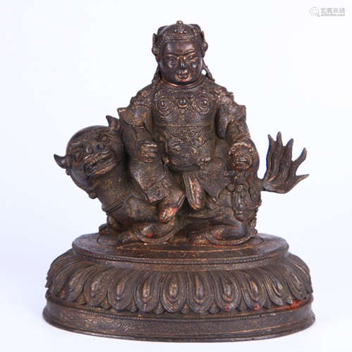 COPPER FIGURE STATUE