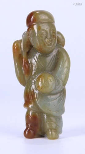 HETIAN JADE FIGURE PENDANT