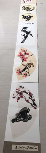 LIKUCHANGCHANMARK FLOWER&BIRD PATTERN PAINTING SET