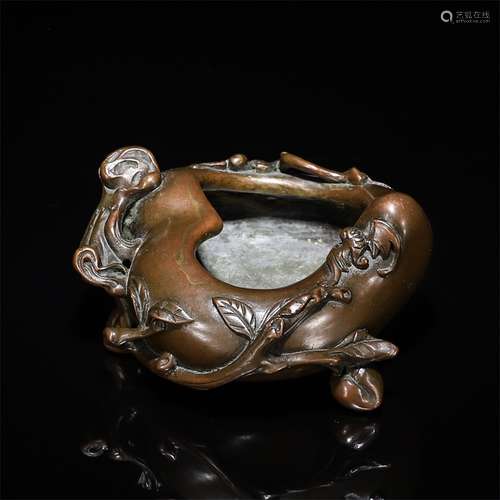 Bronze Peach Censer