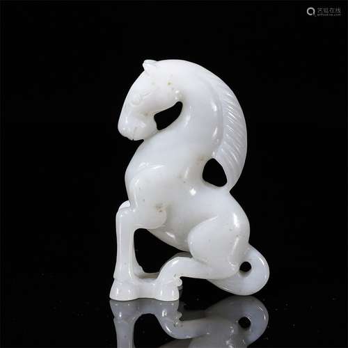 Hetian Jade Horse Ornament