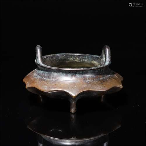 Bronze Lotus Pattern Censer