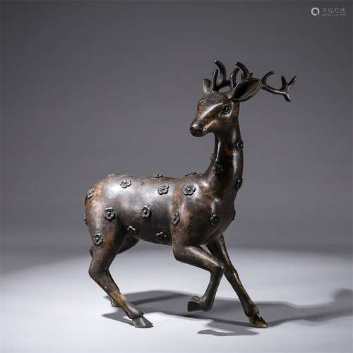 Bronze Deer Shaped Ornament