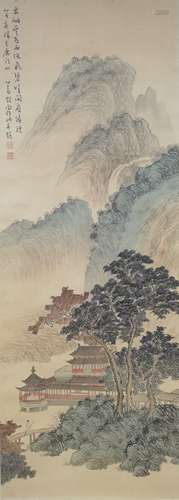 Painting Of Landscape, Pu Ru Mark