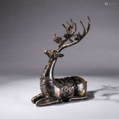 Gilt Bronze Deer Ornament