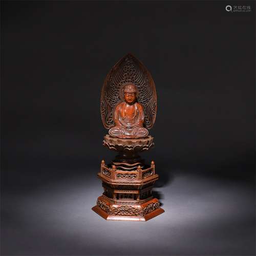 Boxwood Gautama Buddha Ornament