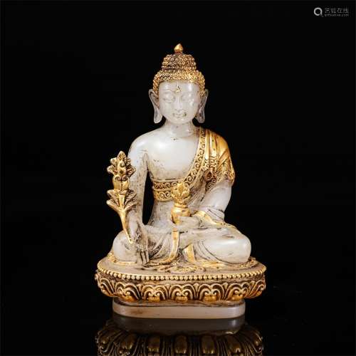 Glassware Gautama Buddha Statue