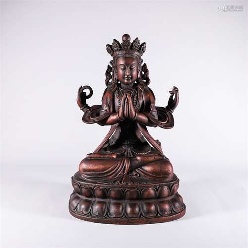 Agarwood Guanyin Statue