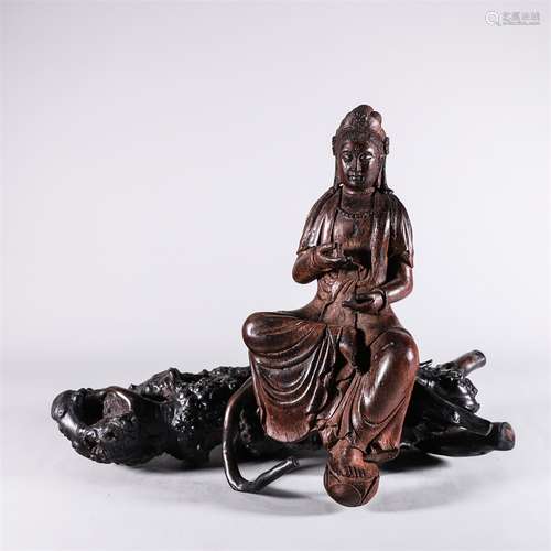 Agarwood Guanyin Statue