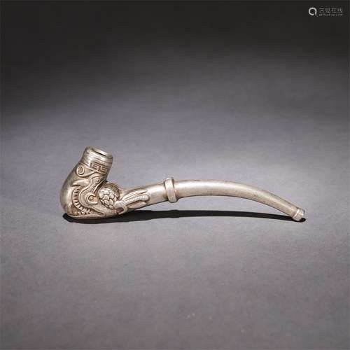 White Gilt Silver Pipe