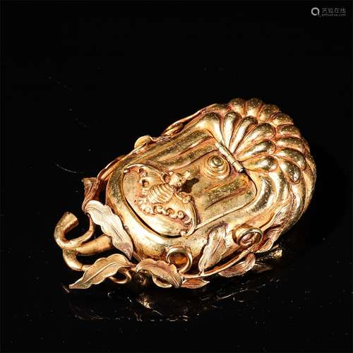 Gilt Bronze Famille Roseuit Box