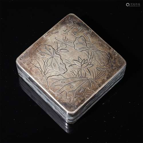 White Bronze Ink Box