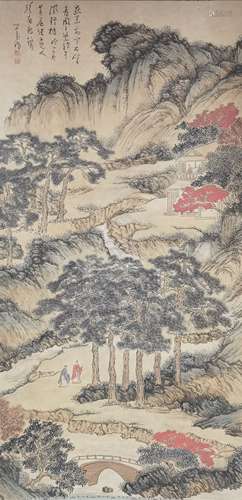 Painting Of Landscape, Pu Ru Mark