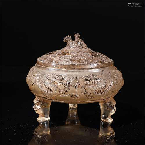 Glassware Dragon Pattern Censer