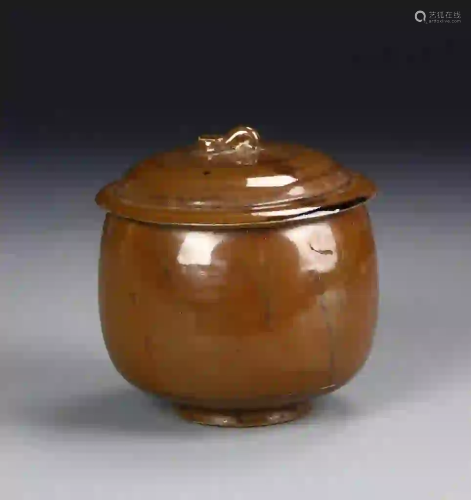Chinese Purple Ding Yao Jar With Cover