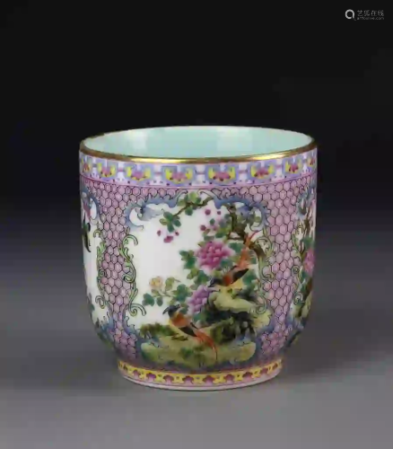 Chinese Enameled Mug