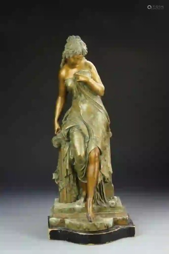 European Bronze Statue