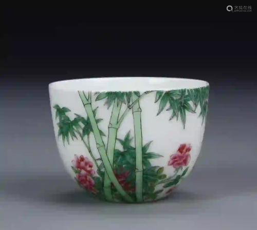 Chinese Enameled Cup