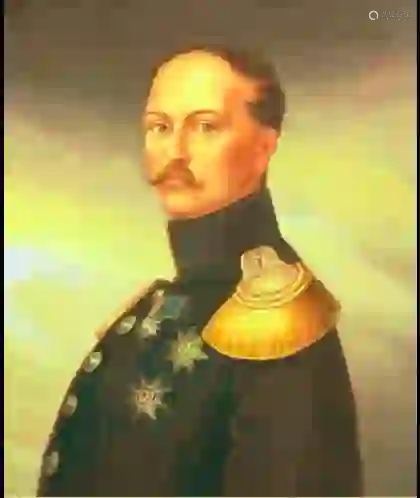 Tzar Nicholas I Oil on Canvas