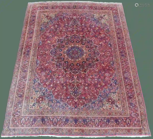Khorassan Persian carpet. Iran. Antique. Around 100 -