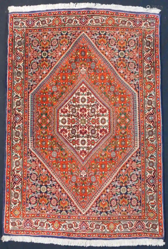 Bidjar Poschti Persian carpet. Iran. Very fine weave.