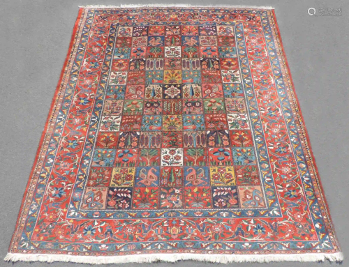 Bachtiari compartment rug. Persia, Iran, around 1930.