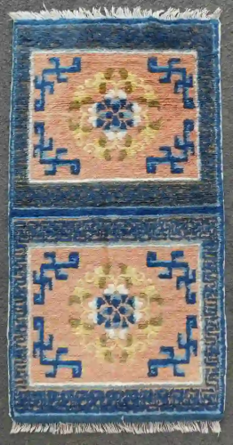 Ningxia seat carpet. China. Antique, around 140-240