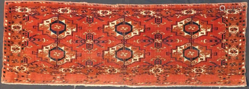 6 Gul Tekke Torba. Turkmenistan. Antique, early 19th