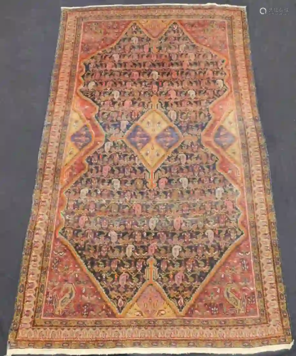 Arak Persian rug. Iran. Sultanabad Province. Antique,