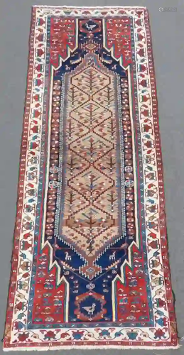 Mazlagan Persian carpet. Runner. Iran. Around 80 - 120