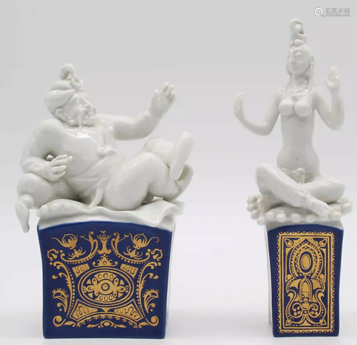 Meissen, 2 figures 1001 nights,