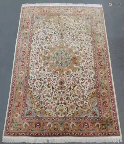 Tabriz Persian carpet. Iran. Very fine weave.