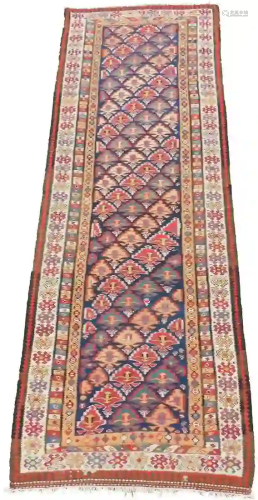 Bidjar kilim. Persian carpet. Iran. Antique, around 100