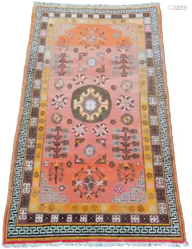 Yarkand carpet. East Turkestan. China. Around 100 - 150