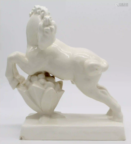 Max ROESLER (act. c. 1930), ceramic sculpture of horses