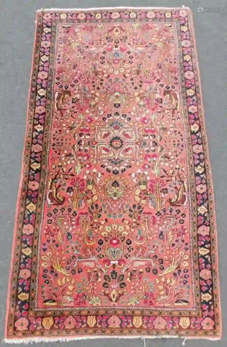 Saruk Strip Persian Carpet. Iran. 