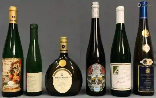 6 Bottles of top white wine. Germany. Producer