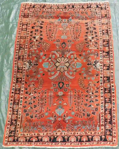 Mohajaran Saruk Persian carpet. Iran, about 90 - 110