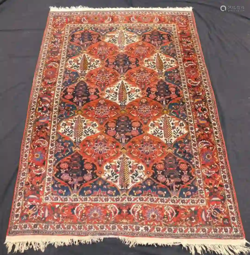 Bakhtiar Persian carpet. Field carpet. Iran. Around 80