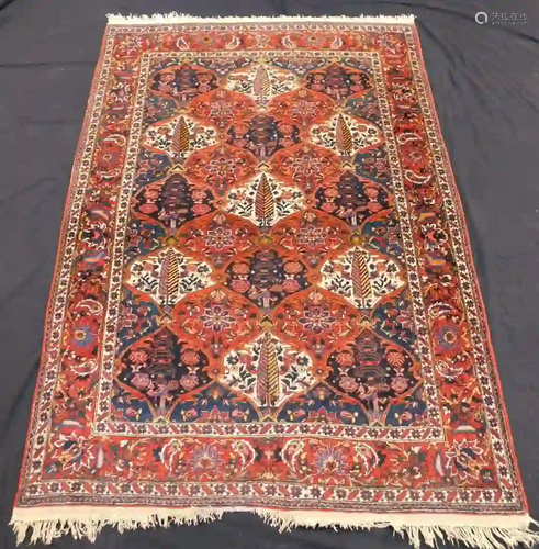 Bakhtiar Persian carpet. Field carpet. Iran. Around 80