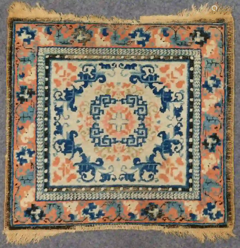 Ningxia carpet. China. Antique. 18th century.