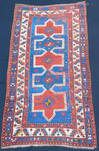 Kazak carpet. Caucasus. Antique, around 100 - 150 years