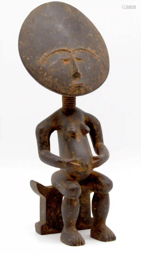 Female fertility figure. Probably Ashanti, Ghana, West