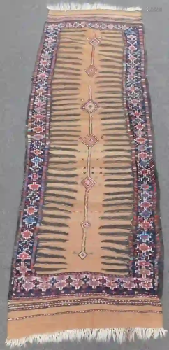 Varamin Sofreh Persian carpet. Iran. Around 80 - 120