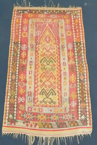 Erzurum kilim prayer rug. Eastern Anatolia. Turkey.